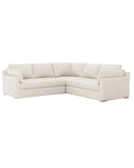 Serene Sectional ivory linen