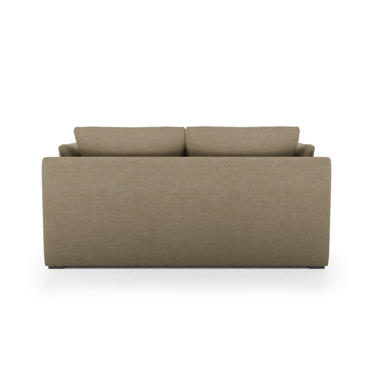 Serene Sofa mocha linen back view