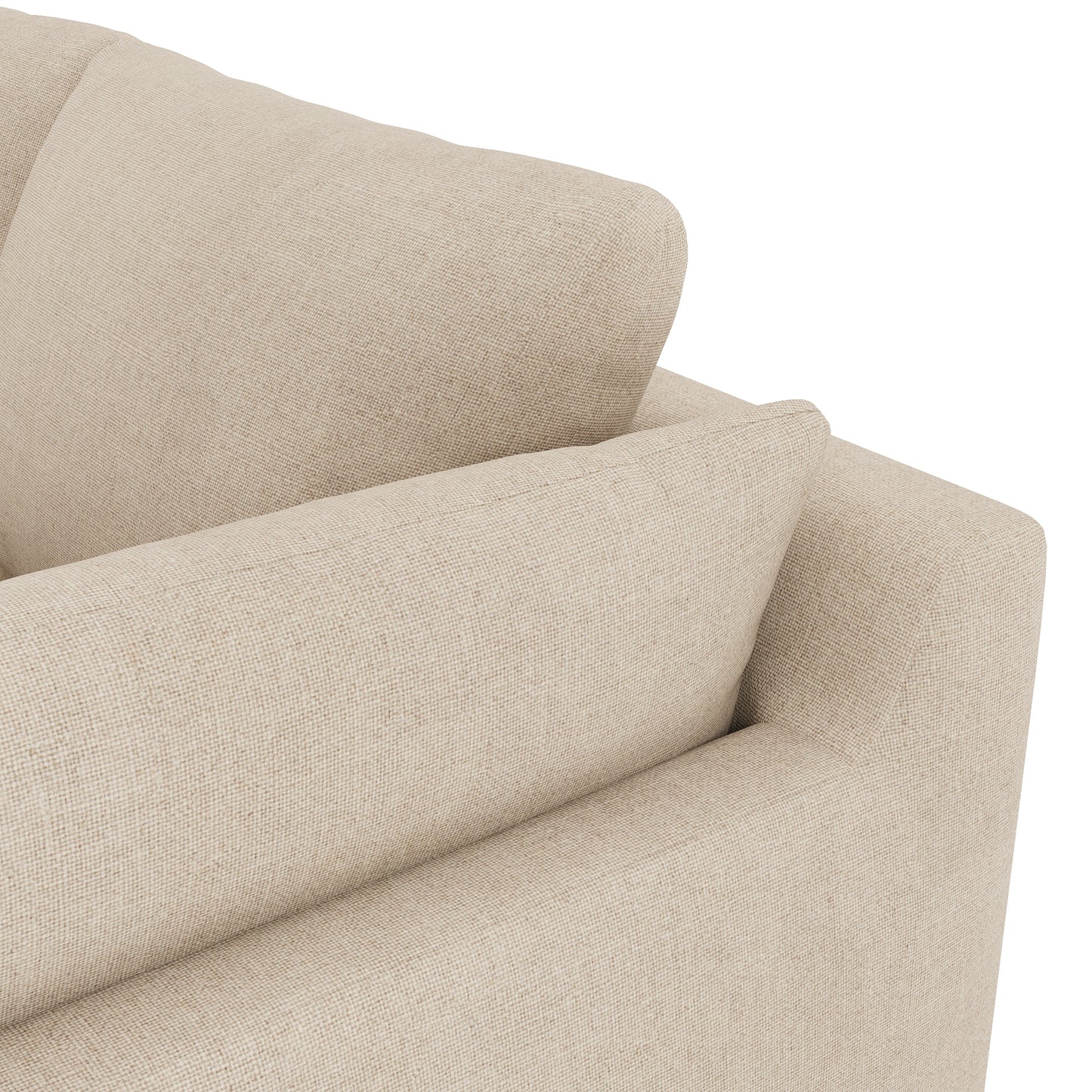 Serene Sofa natural linen close up