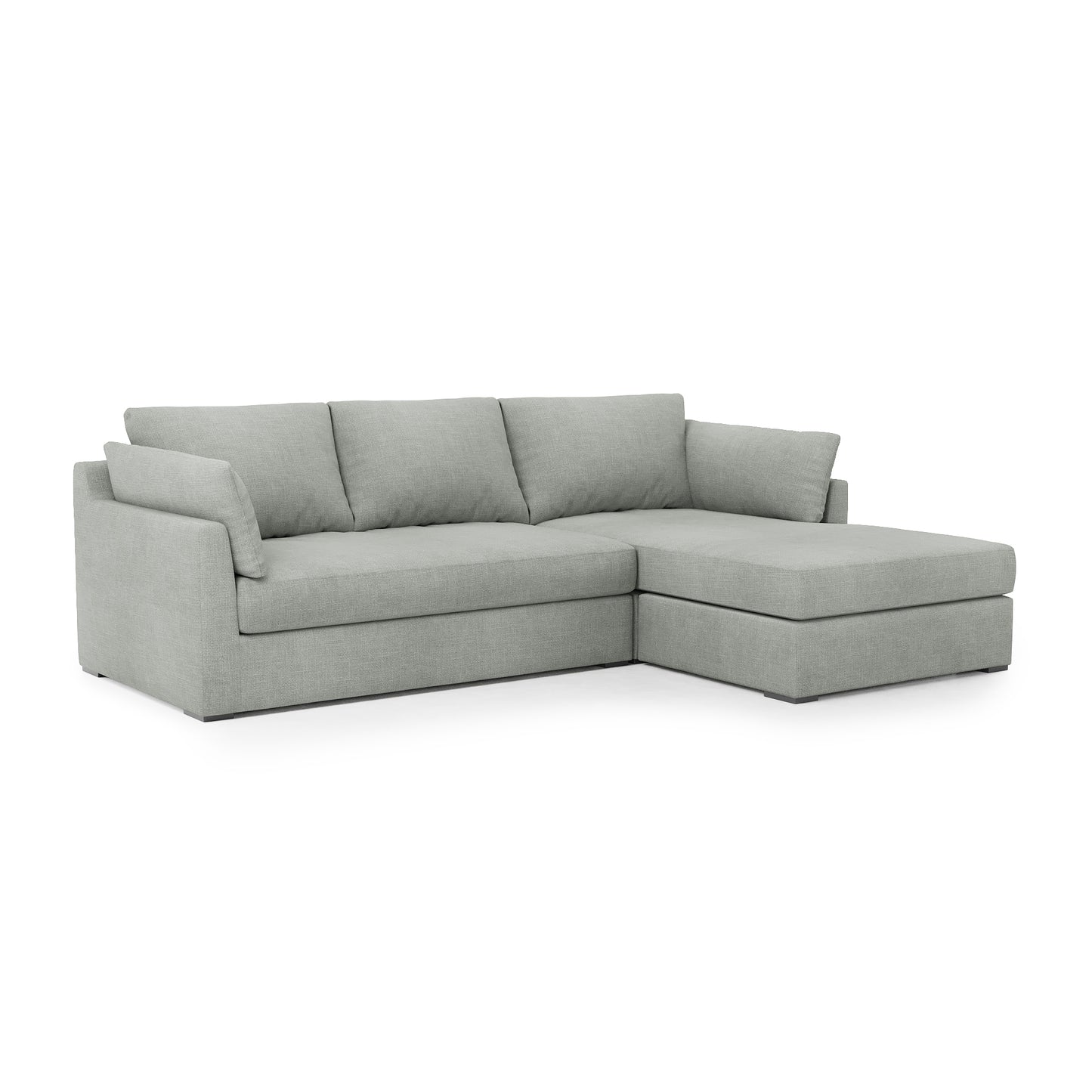 Serene 2 Piece Sectional - dove grey linen