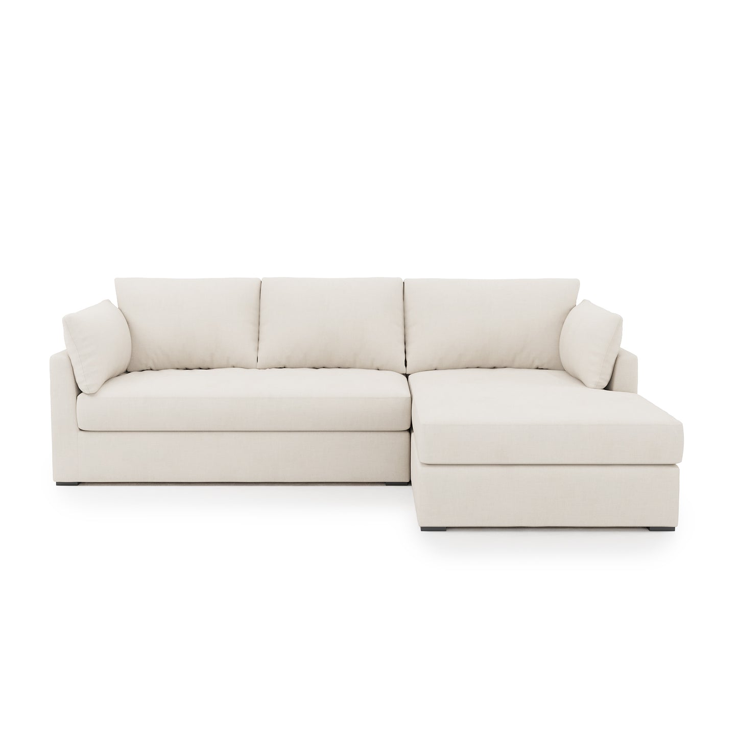 Serene 2 Piece Sectional - ivory linen