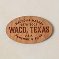 Sunshine and Silos Wooden Magnet