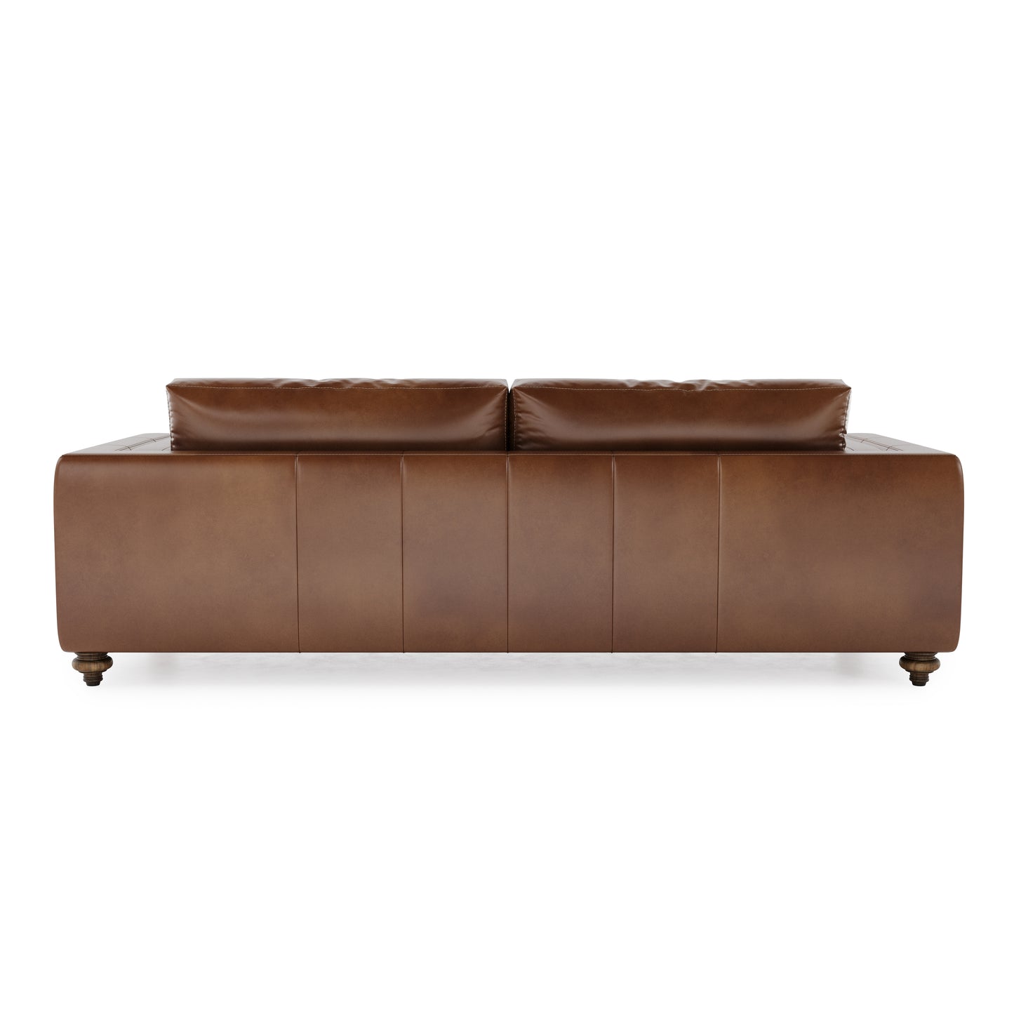 Andrews Leather Sofa backview