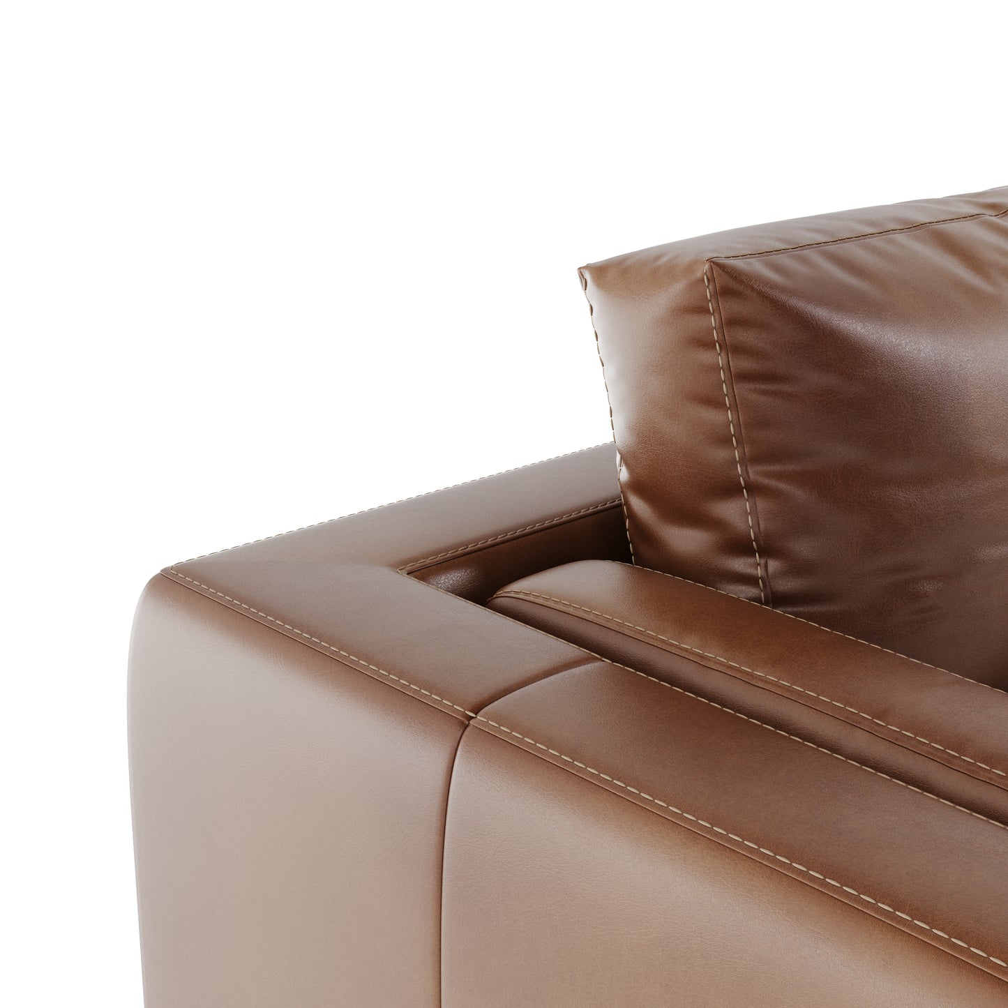 Andrews Leather Sofa corner