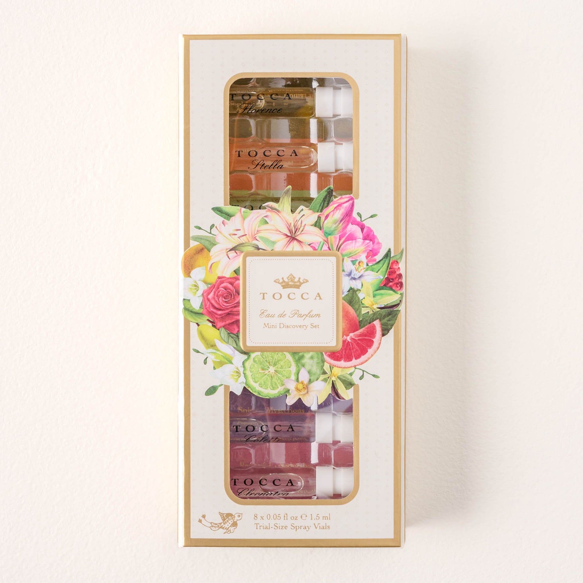 Tocca Eau de Parfum Mini Discovery Set in packaging