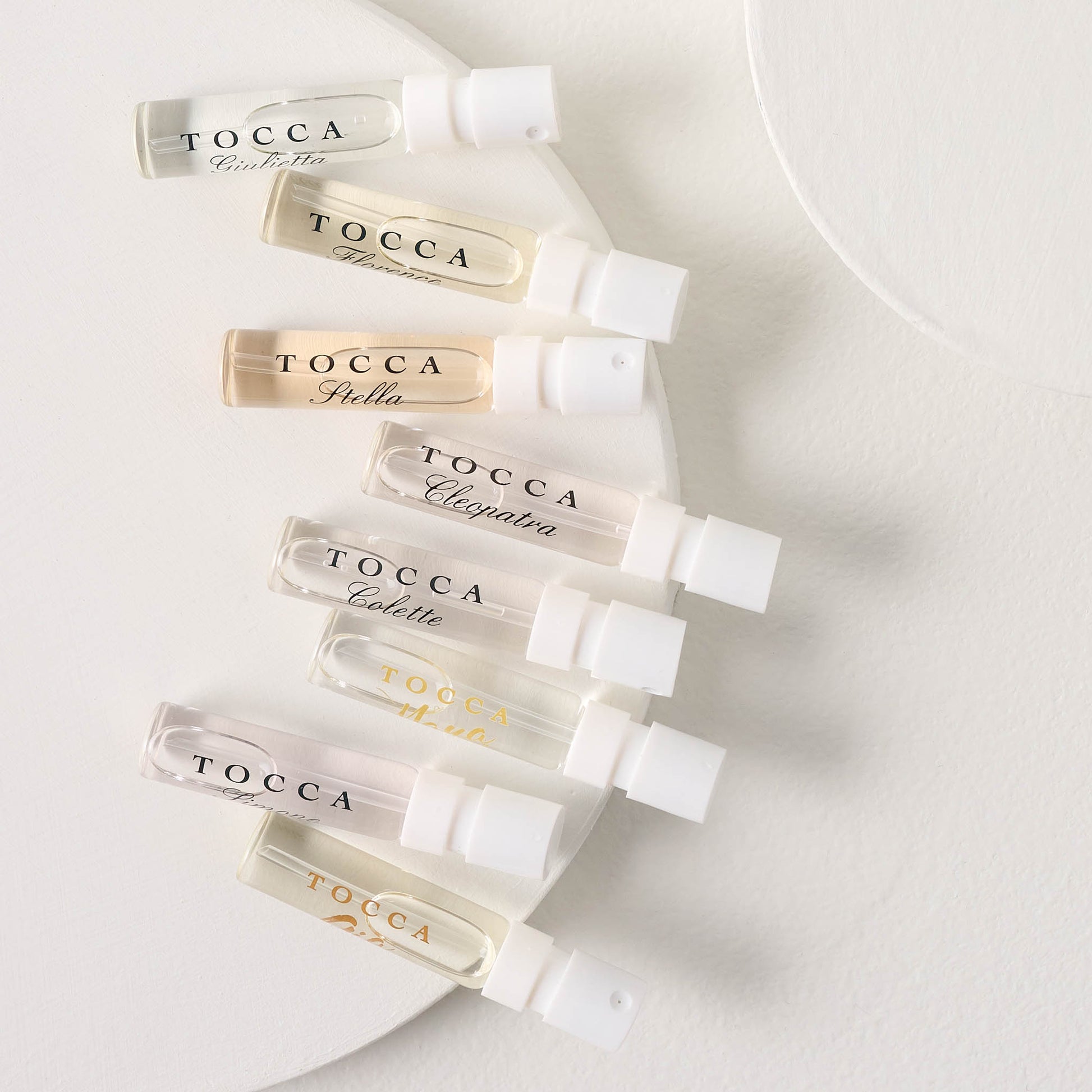 Tocca Eau de Parfum Mini Discovery Set out of packaging