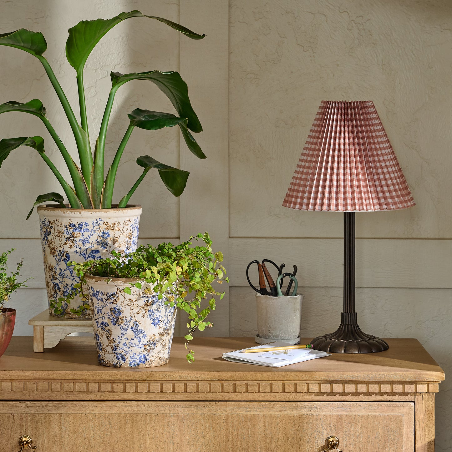 Stella Table Lamp-Bronze Scallop in a room