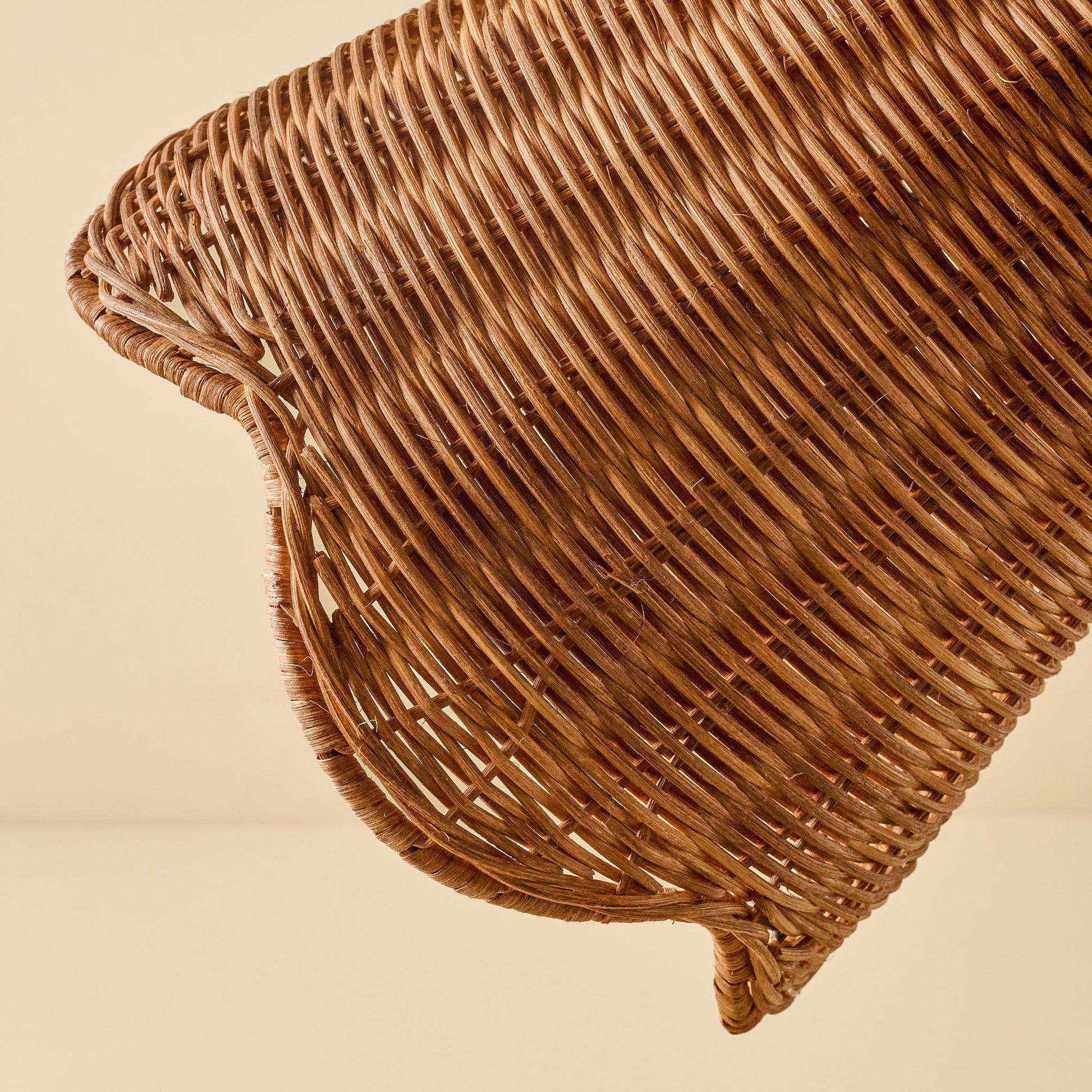 Lucinda Task Lamp with Woven Shade close up