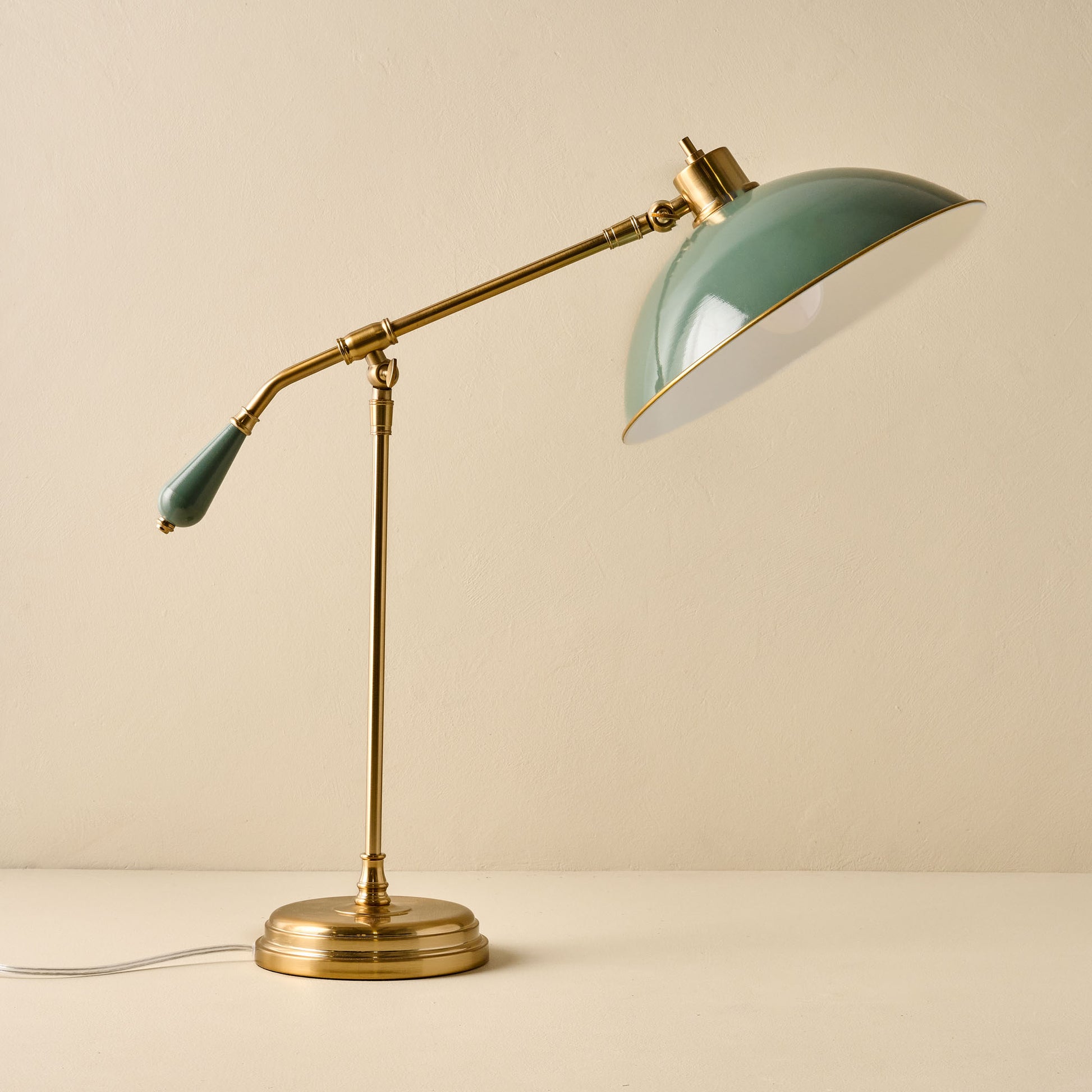Retro Green Castle Task Lamp