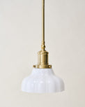 Polly Milk Glass Pendant