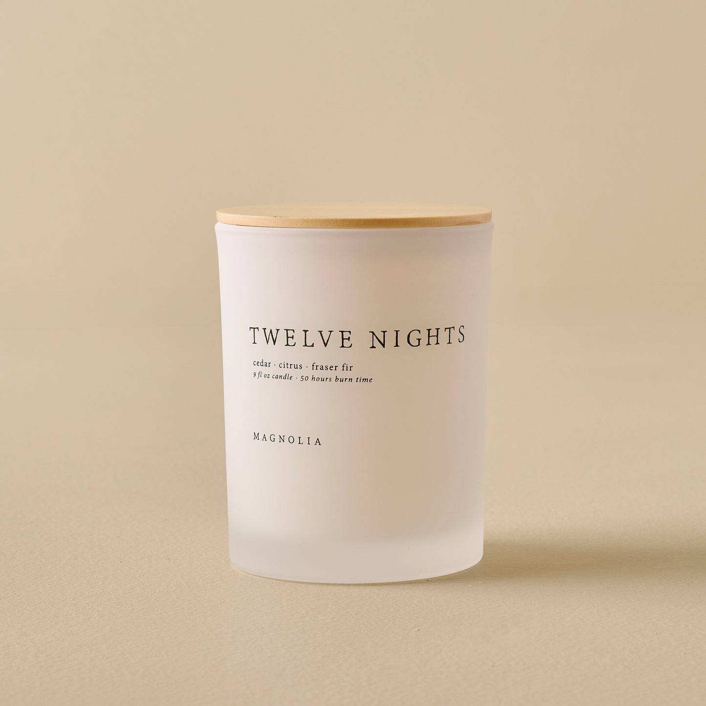 9oz Magnolia Twelve Nights Candle