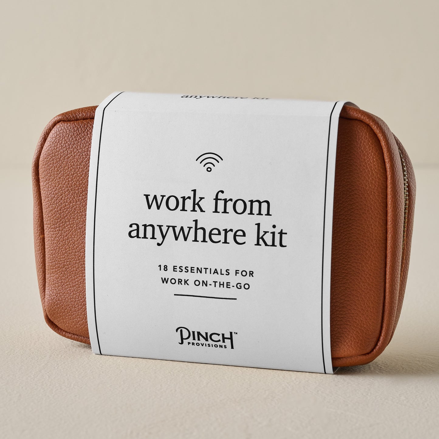 Work From Anywhere Cognac Kit