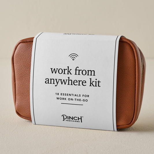 Work From Anywhere Cognac Kit