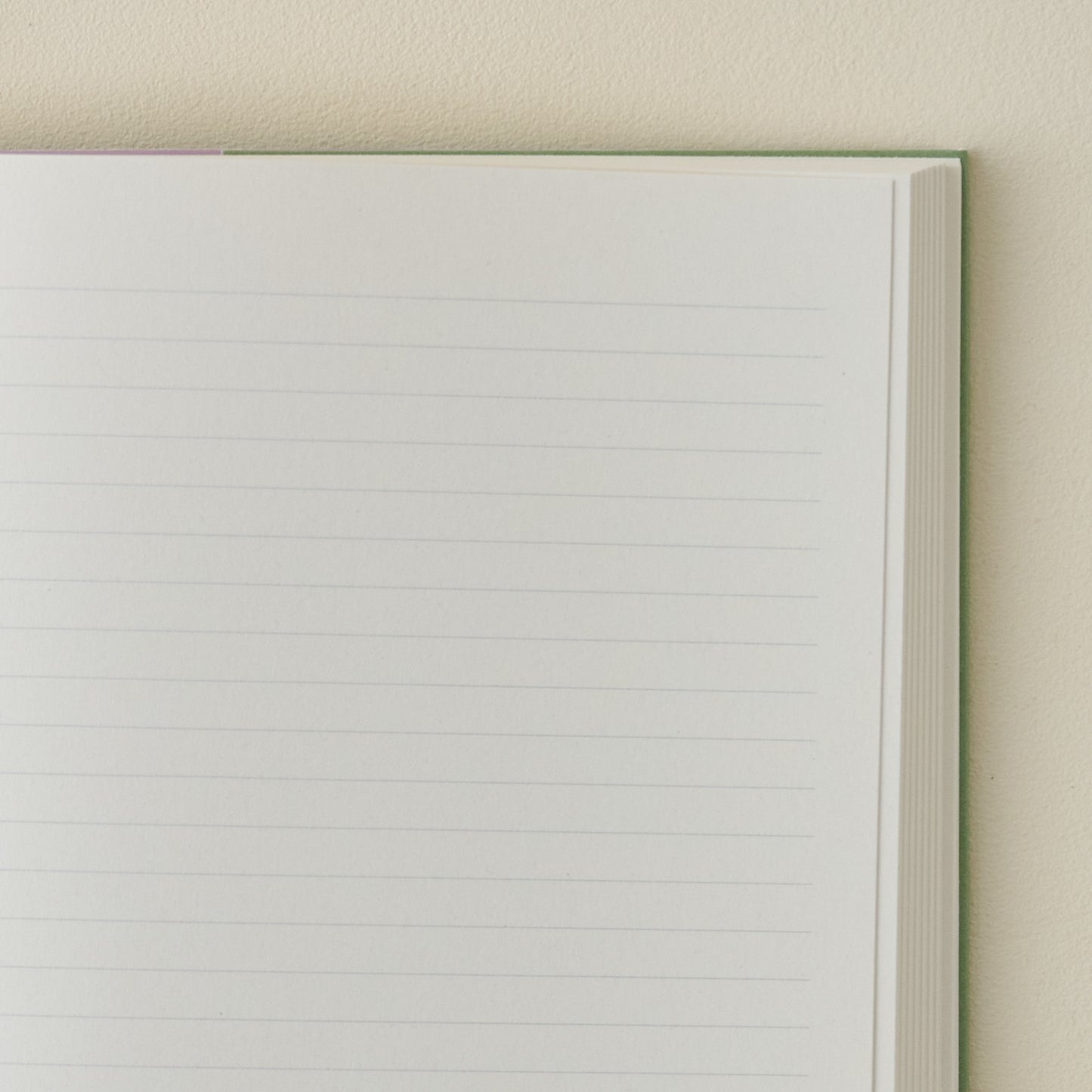 Begin Again Notebook page