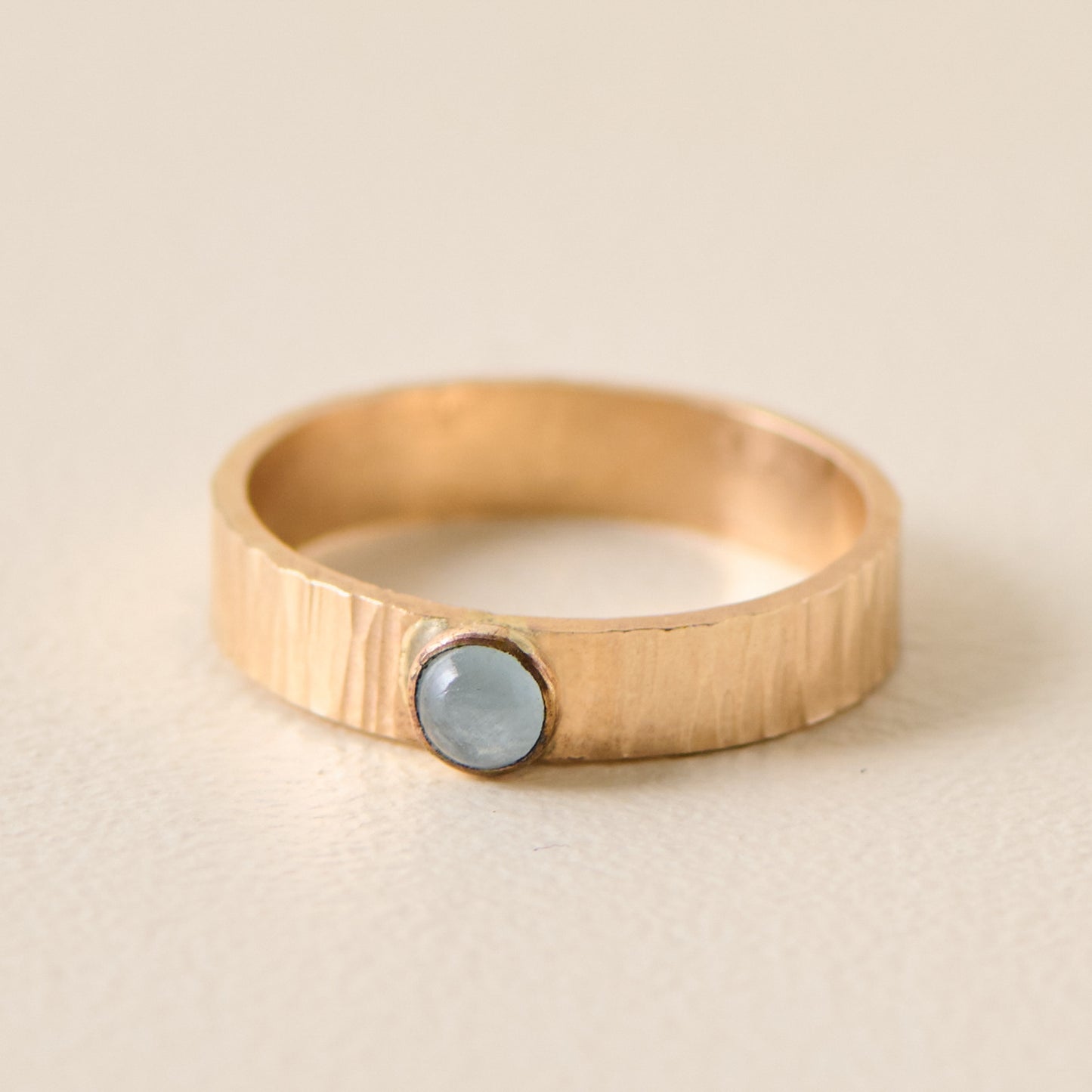 March Sunrise Birthstone Ring