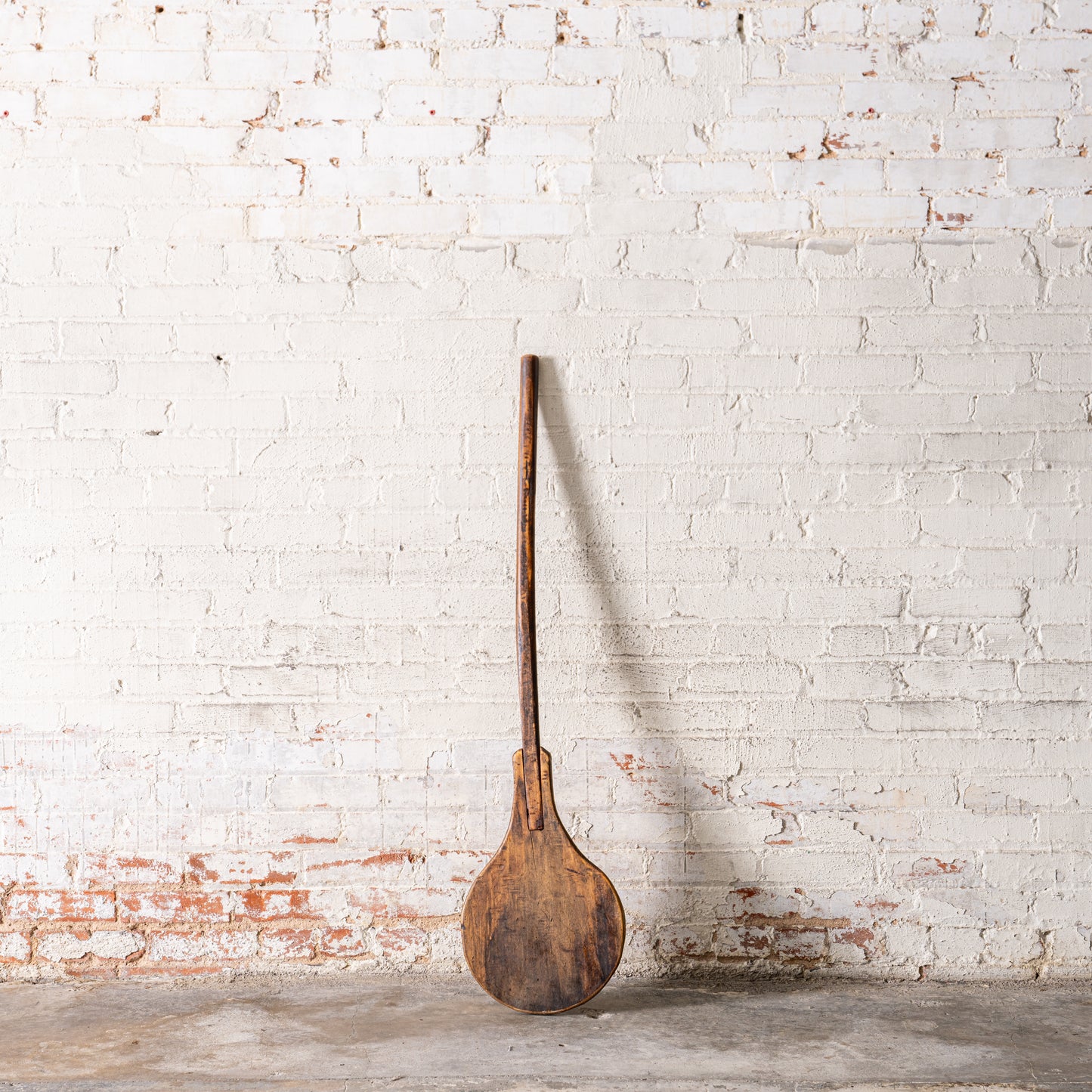 Vintage European Bakery Paddle against wall