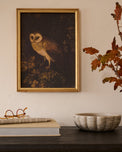 Vintage Nocturnal Reverie shown hung above dresser