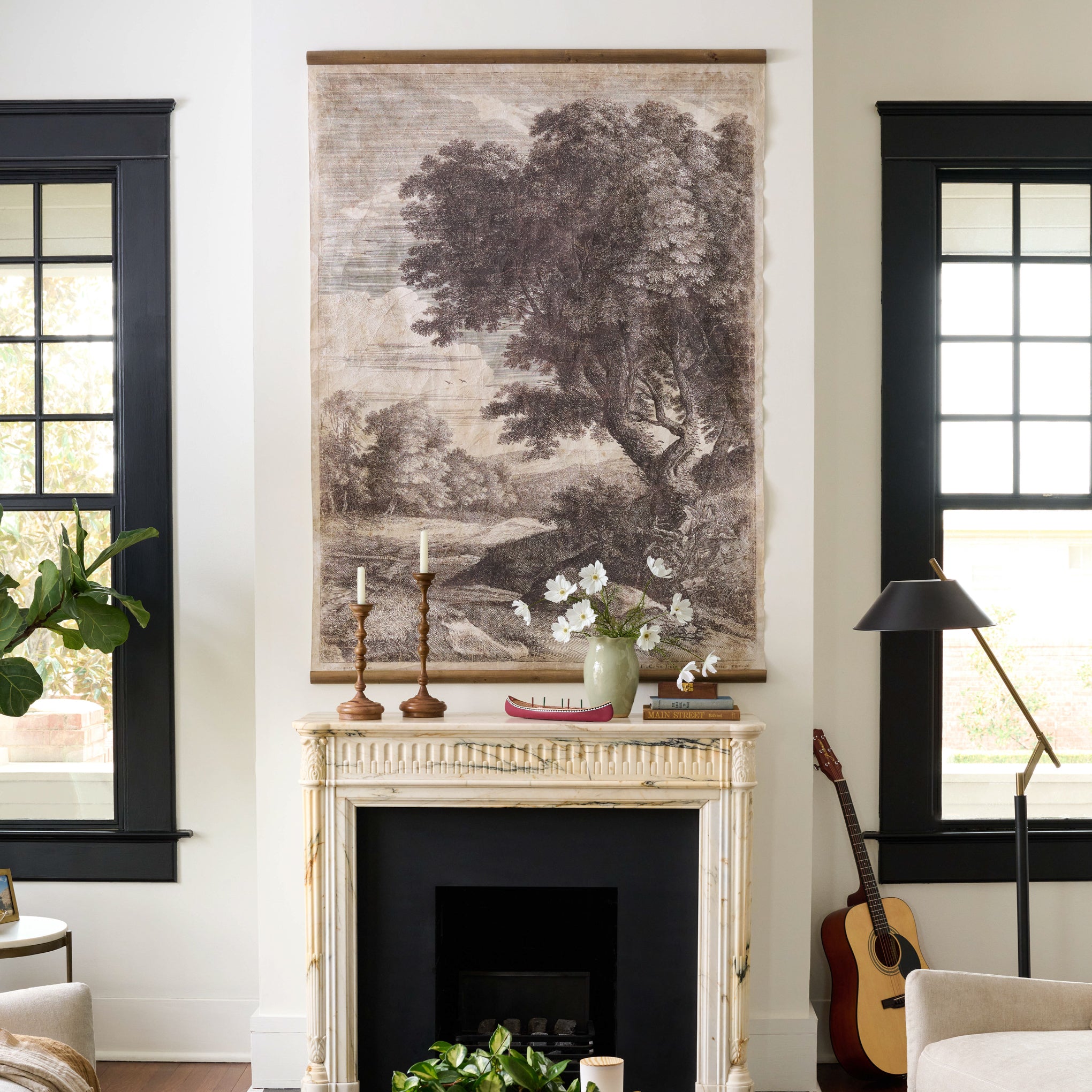 Oversized Vintage Summer Shade Tapestry – Magnolia