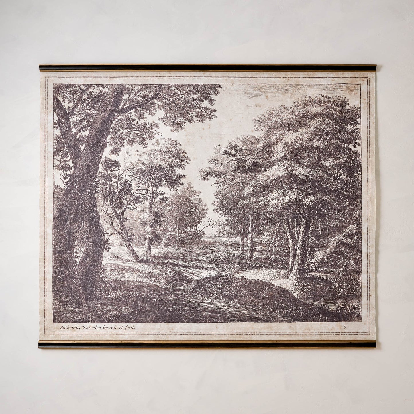Oversized wall tapestry called Out of the Woods Tapestry