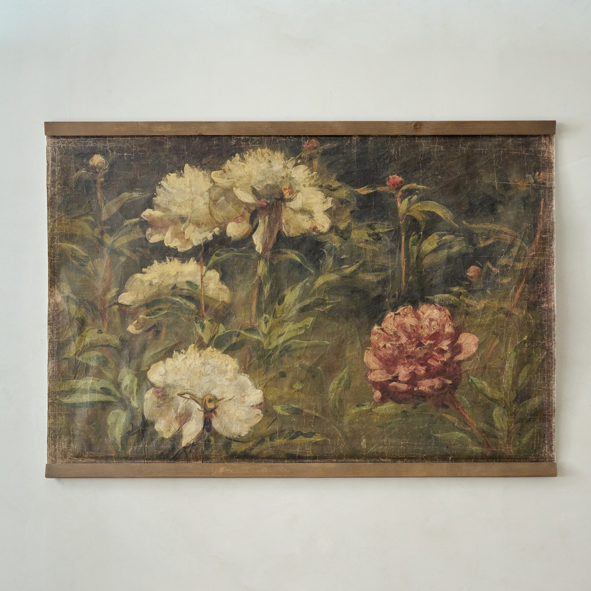 Oversized Botanicals in Bloom Vintage Tapestry