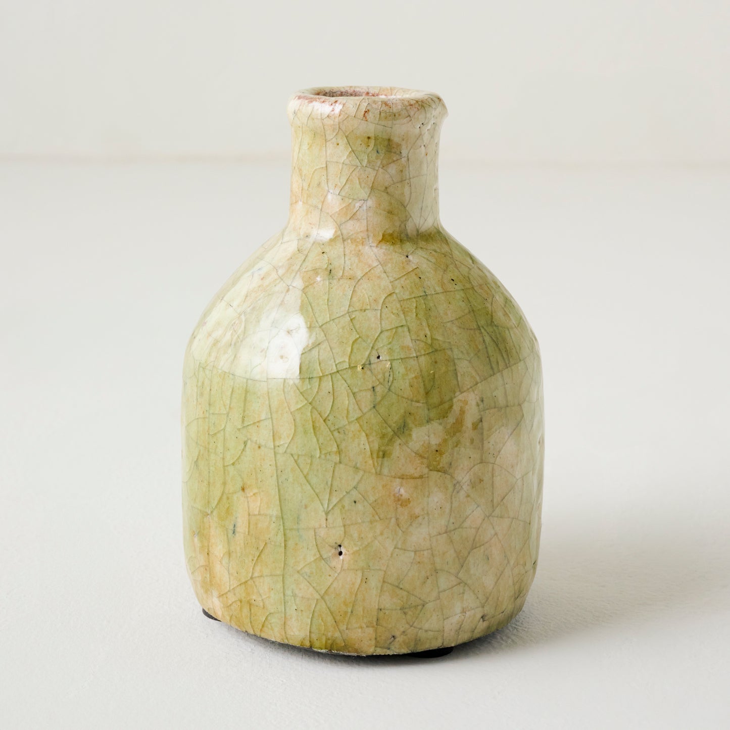 Bottle Blair Crackle Glaze Bud Vase