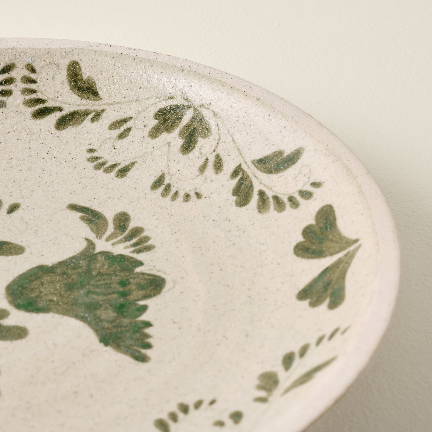 Caroline Oversized Hand-Painted Plate up close