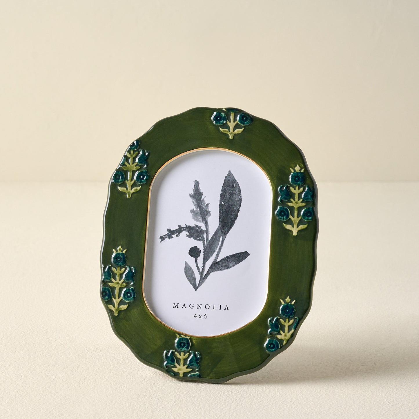 4x6 Ceramic Block Print Photo Frame