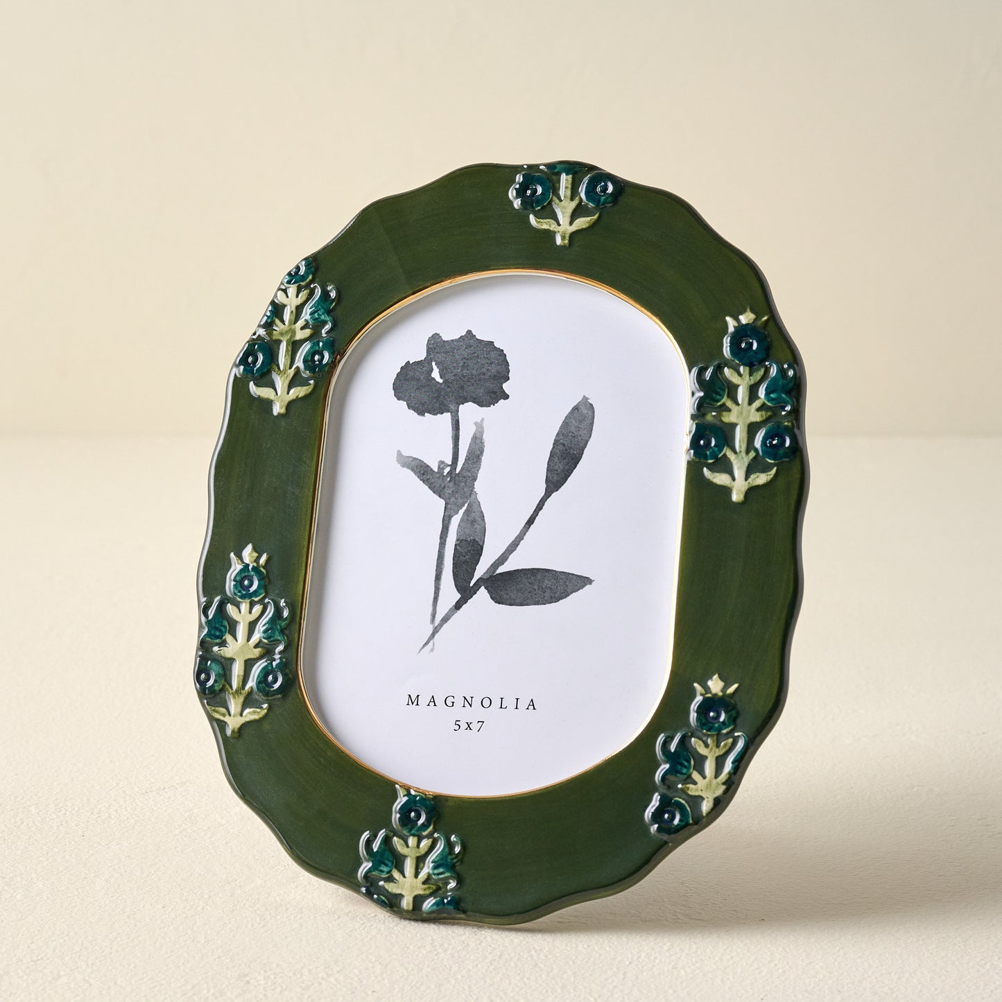 5x7 Ceramic Block Print Photo Frame