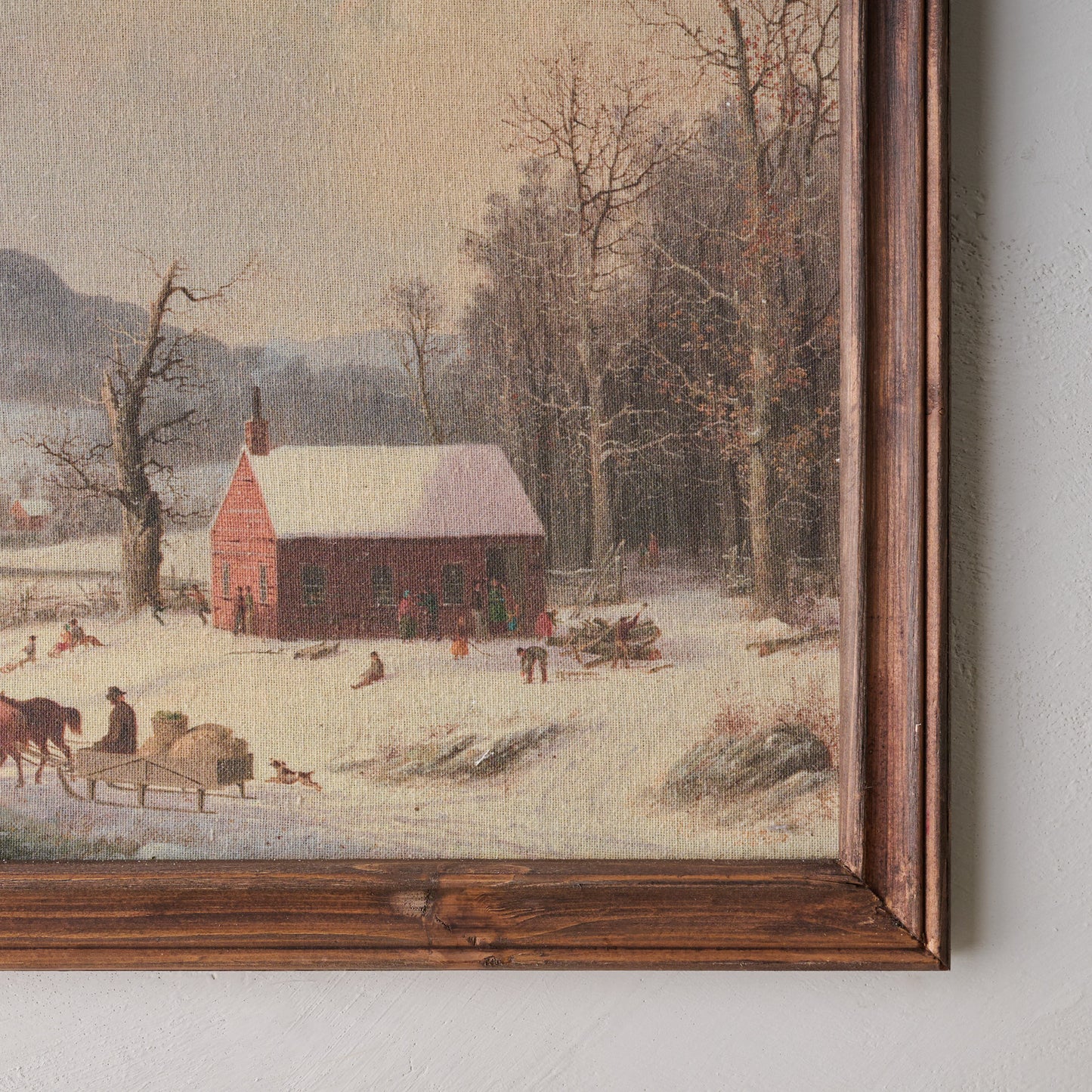 Timeless Country Christmas Framed Print up close