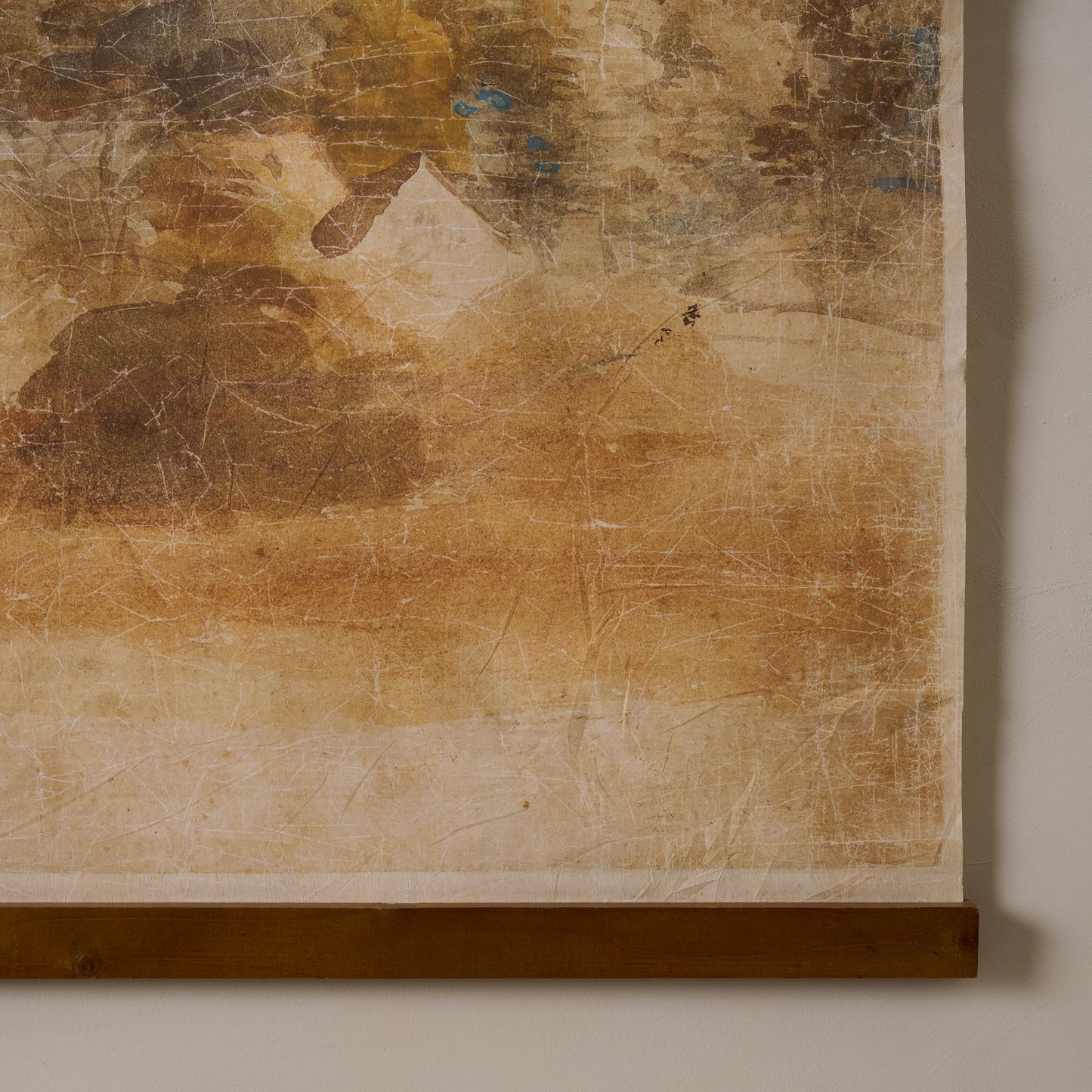 Autumn's Embrace Landscape Tapestry corner up close