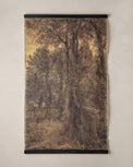 Autumn Forest at Dusk Tapestry