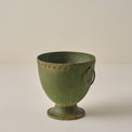 Green Aged Urn Vase small