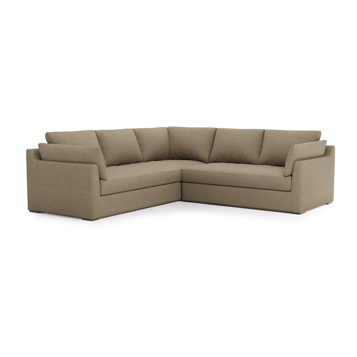 Serene Sectional mocha linen
