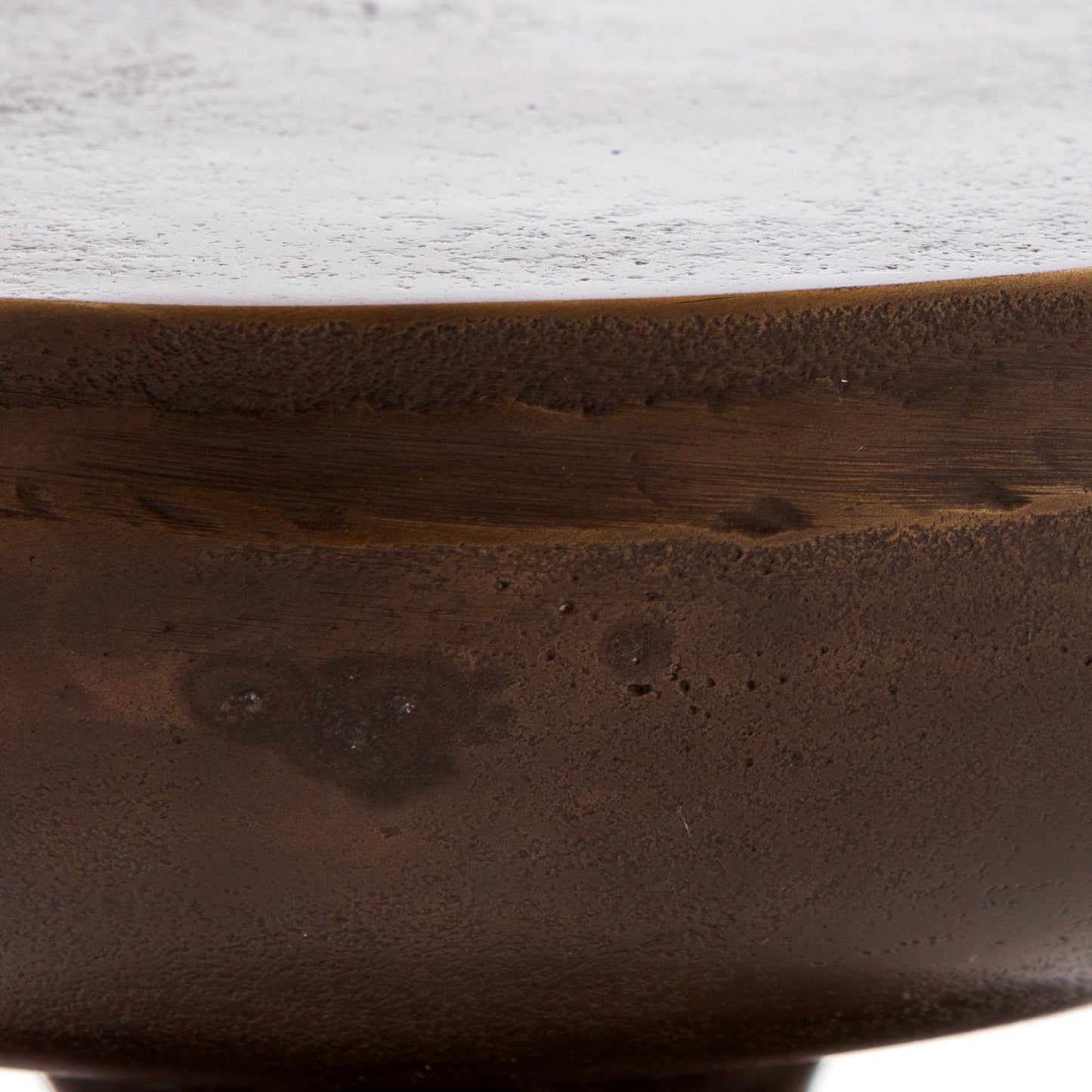 Lex End Table close up of top and side of table
