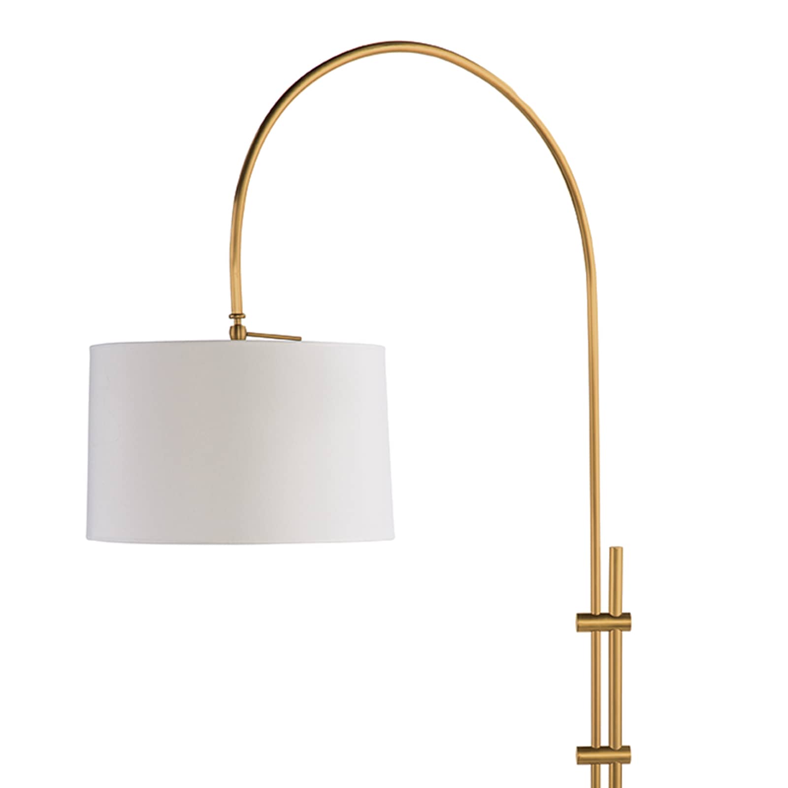 Watson Arc Floor Lamp in natural lamp - close up of arc