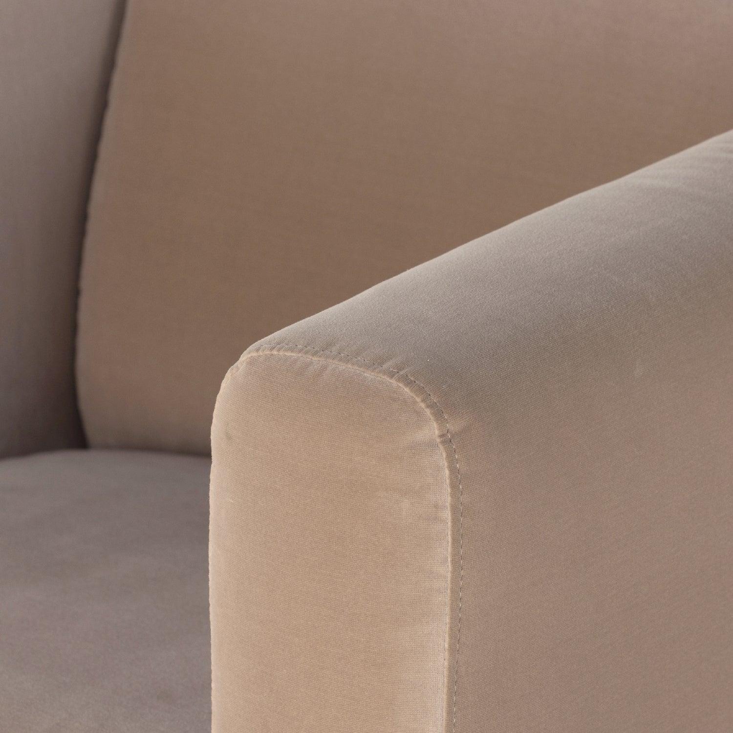 Marieta Swivel Chair close up of arm of chair