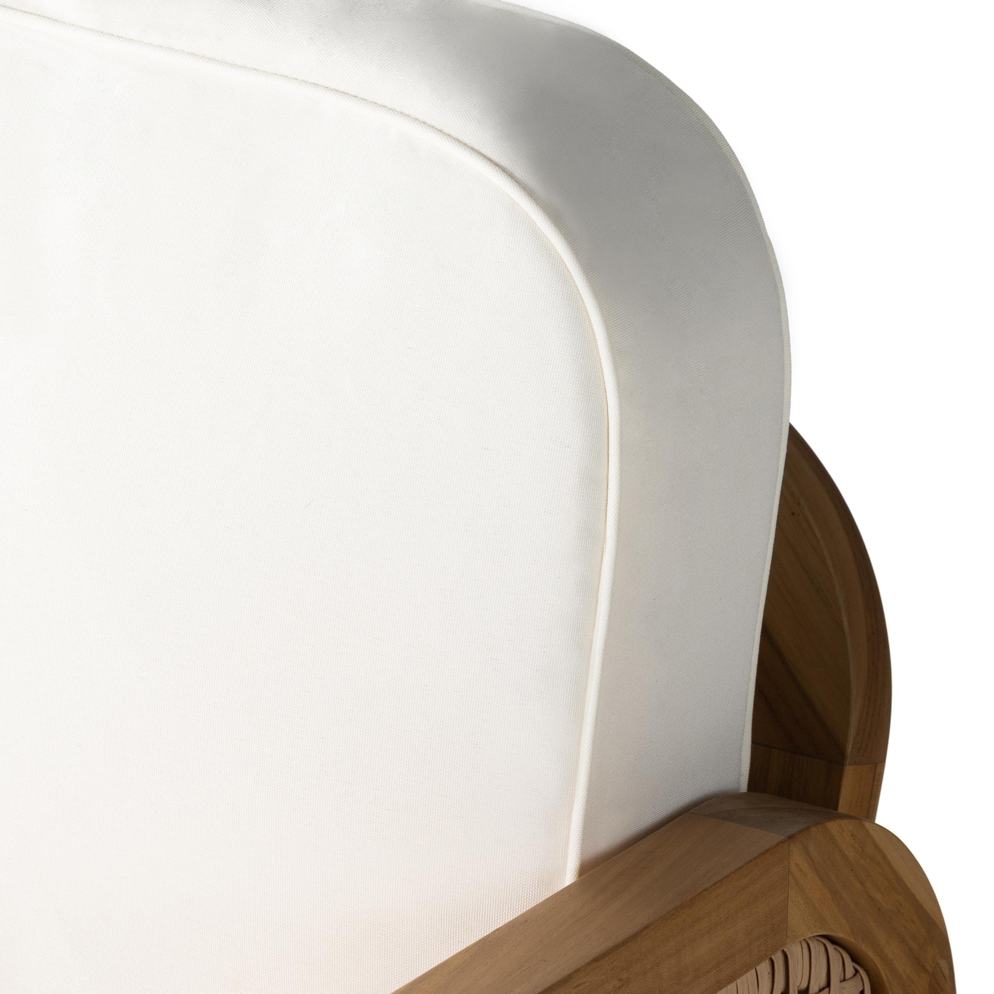 Rivera Outdoor Chair close up of cushions and chair detail