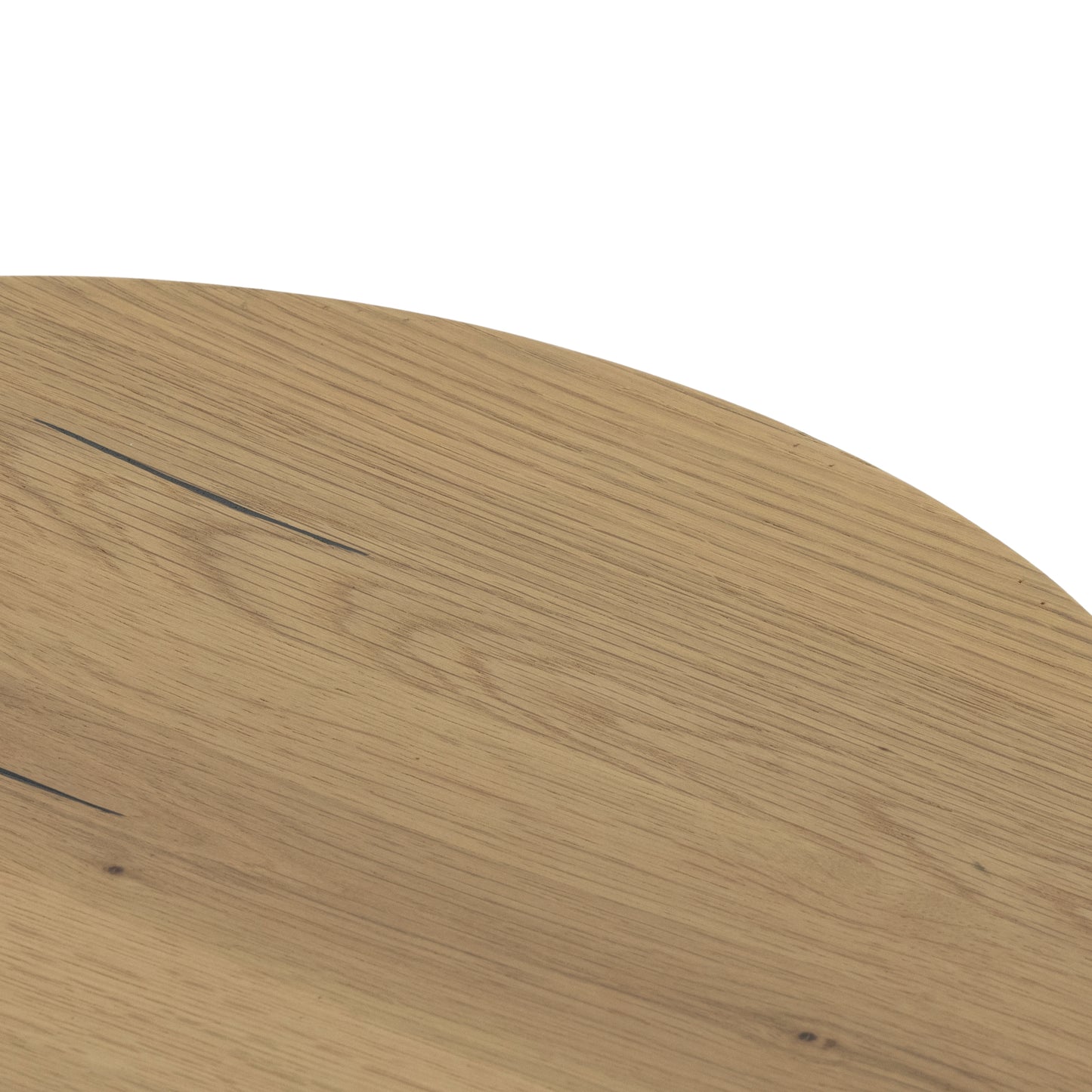 asher round oak veneer side table exclusive to magnolia