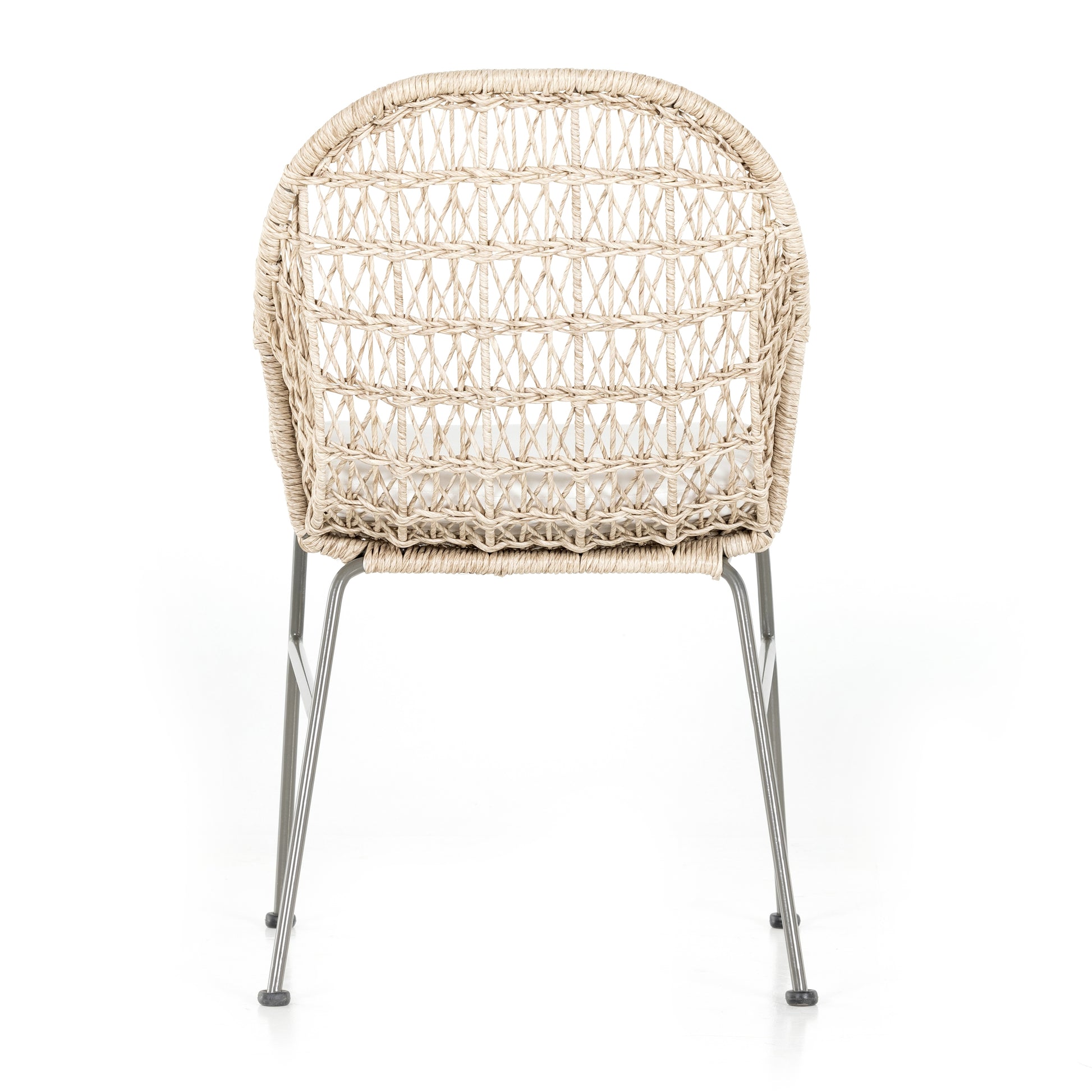 sylvie wicker outdoor cushioned dining chair for magnolia
