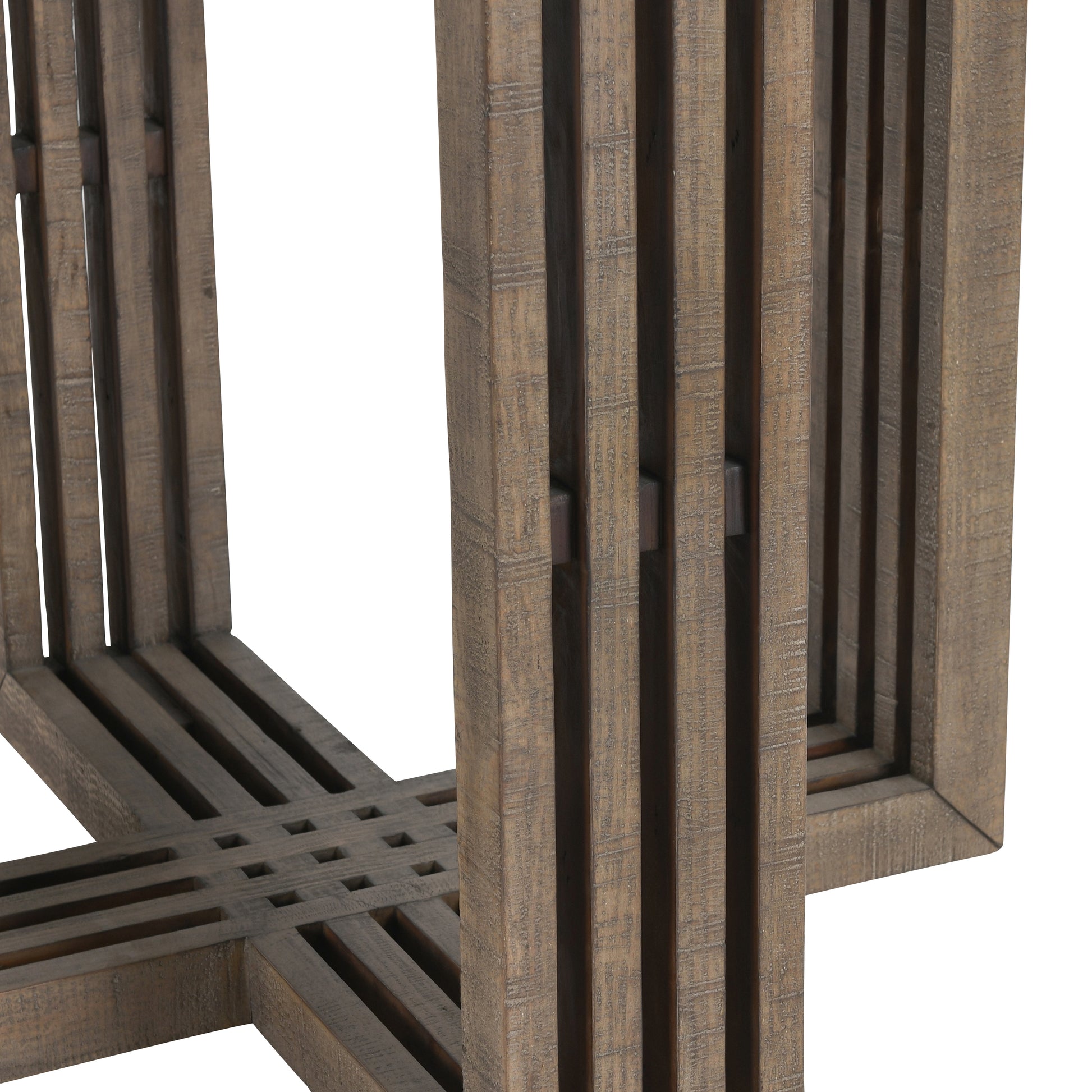 Close up of legs on Grier Plaster Dining Table