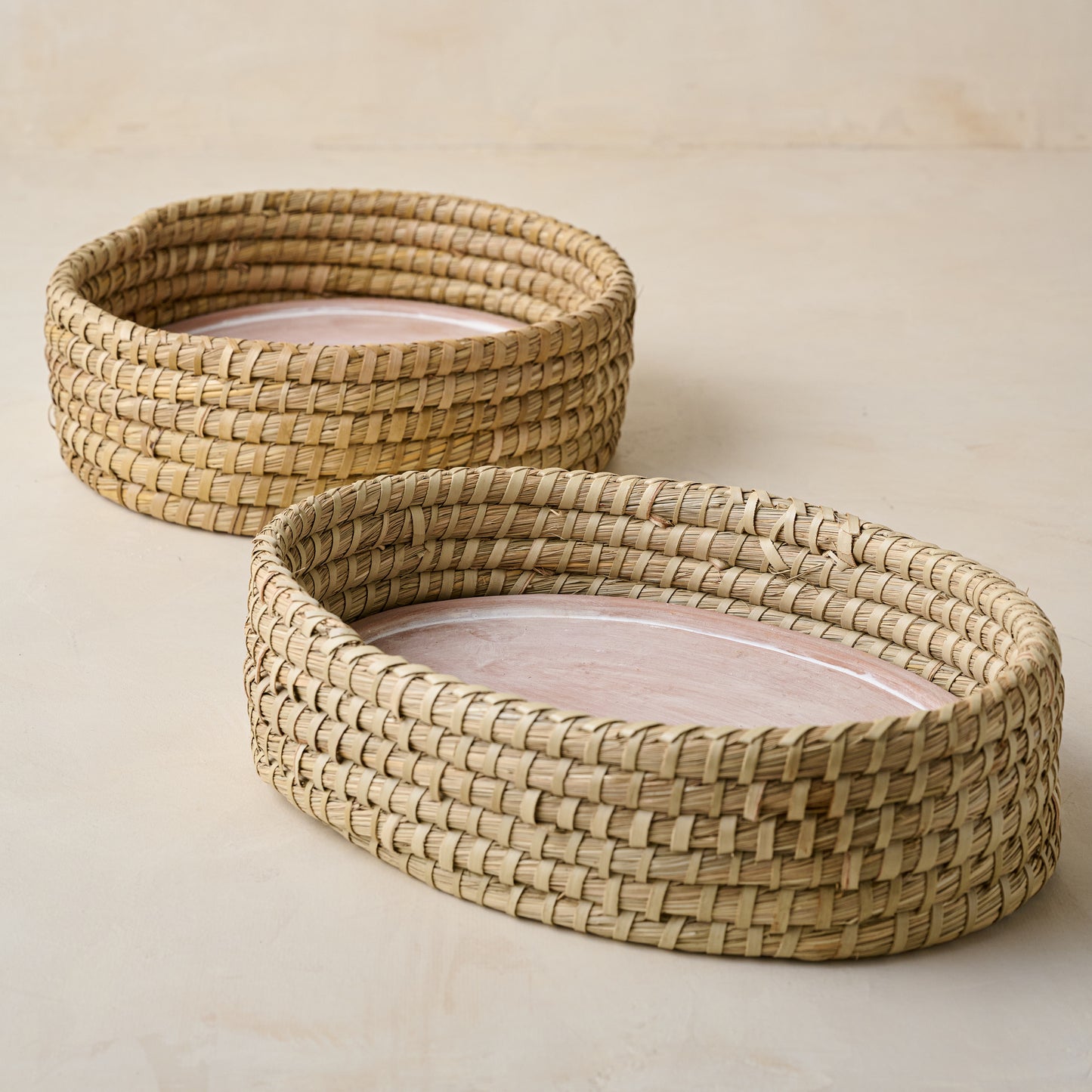 Terracotta Bread Warmer oval and round