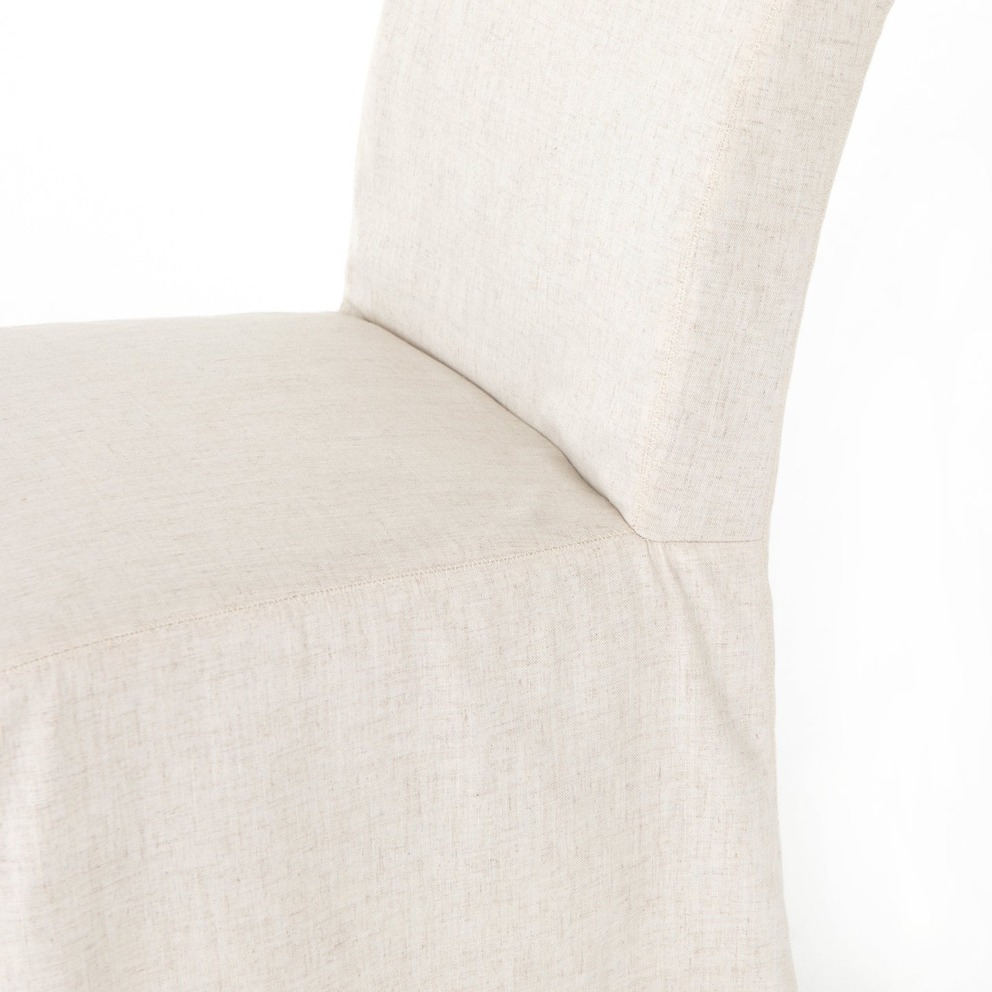brynn cream slip-covered dining chair for magnolia
