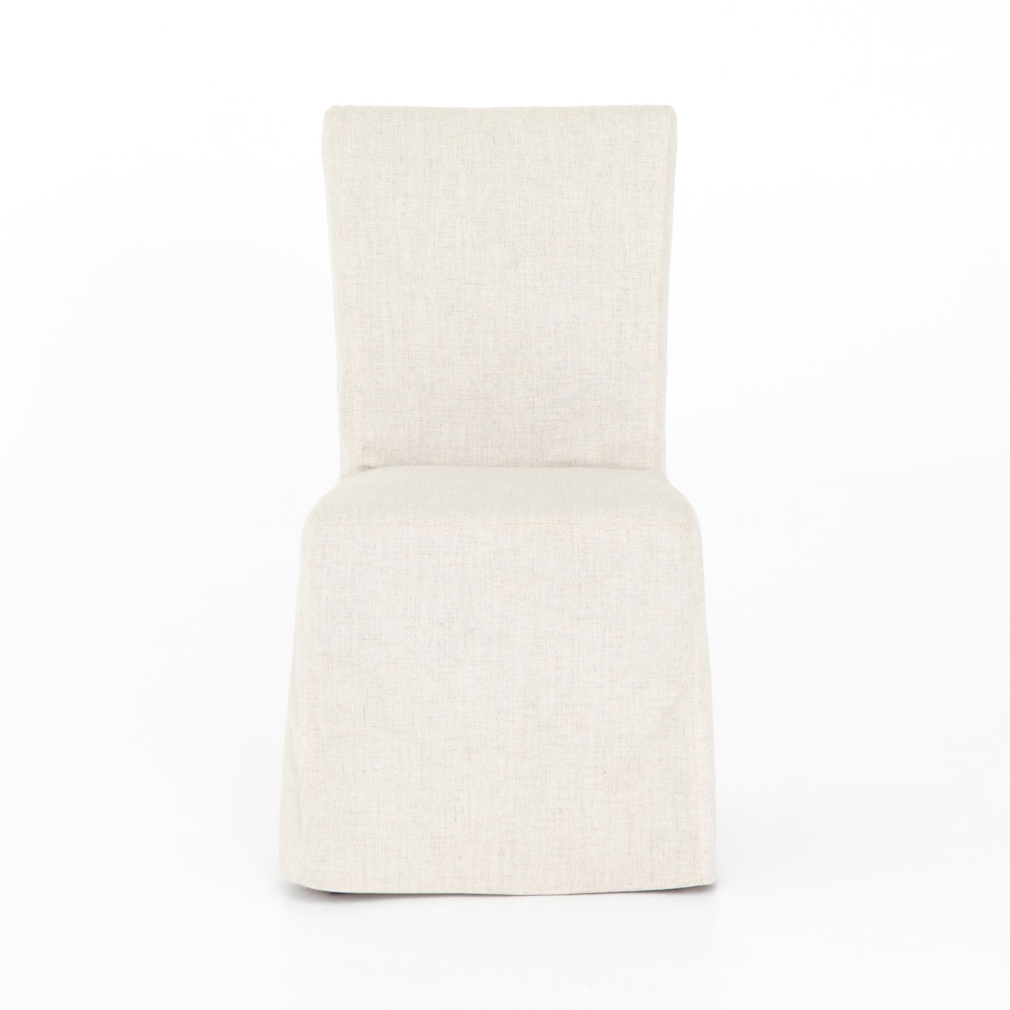 brynn cream slip-covered dining chair for magnolia