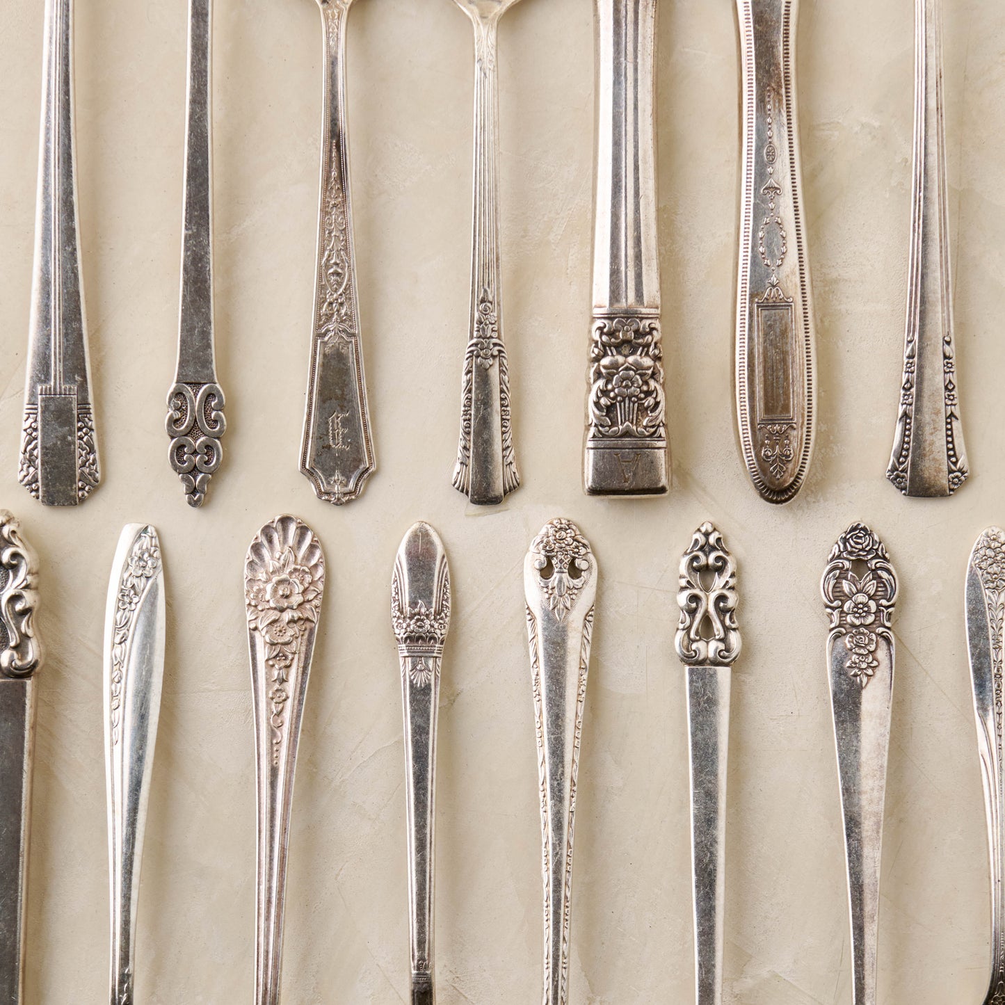 magnolia vintage flatware set