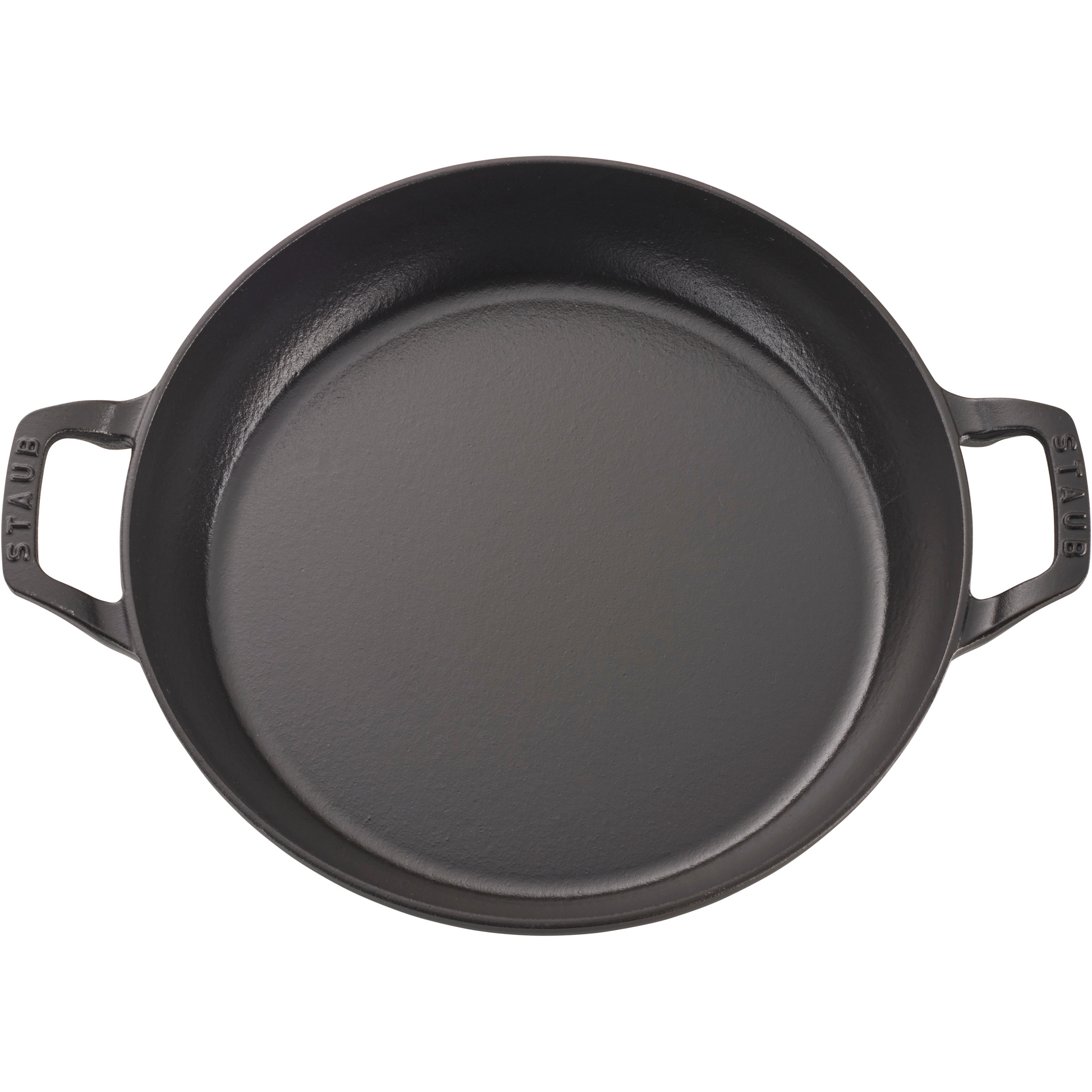 staub lidded cast iron braiser in graphite grey