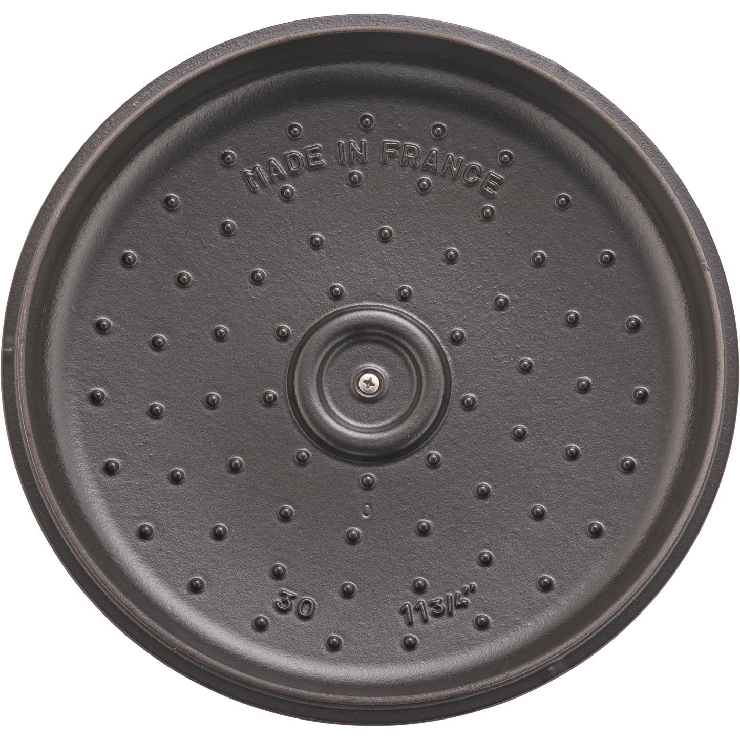 staub lidded cast iron braiser in graphite grey