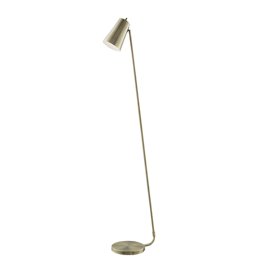 brass metal task floor lamp