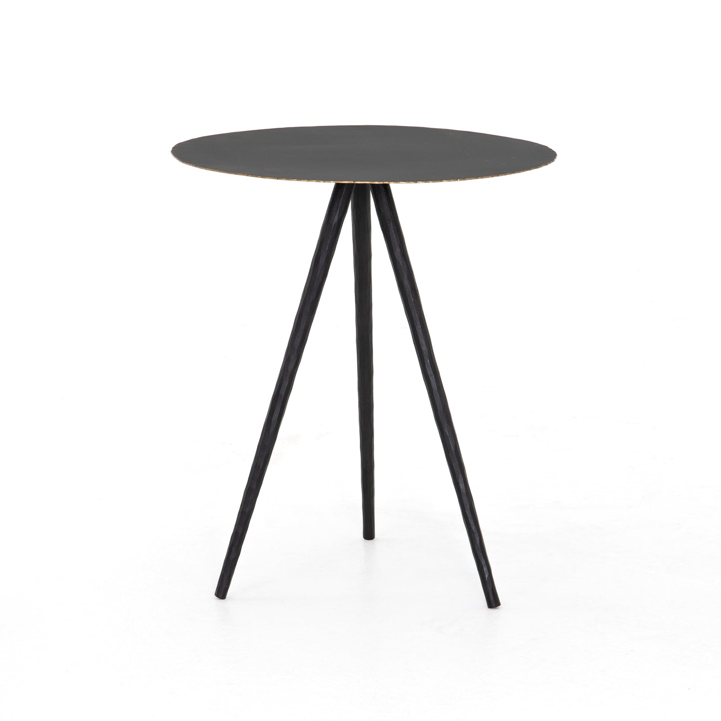 modern metal tripod end table