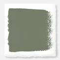 A dusty olive green interior paint named bespoke green