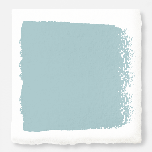 A muted blue interior paint named vibrant horizon